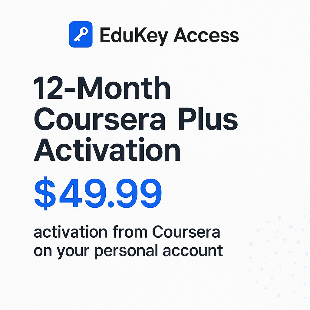 اشتراك كورسيرا بلس (حسابك الخاص) Coursera Plus